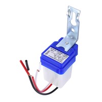 Controlador de interruptor de luz de lámpara de calle de Fotocélula de encendido y apagado automático DC 12V 24V AC 220V Control de foto interruptor de Sensor de fotosíntesis