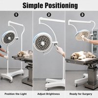 WE Medical Mobile Veterinär-LED-Operationsleuchte, Standgerät für Hunde- und Katzenkliniken