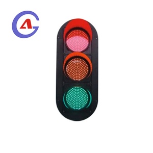 ไฟจราจรกันน้ำ สีแดง เหลือง เขียว 12V 220V ราคาโรงงาน ขนาด 8 นิ้ว 12 นิ้ว ไฟจราจร LED ขนาด 200 มม. 300 มม. - Product Image 1