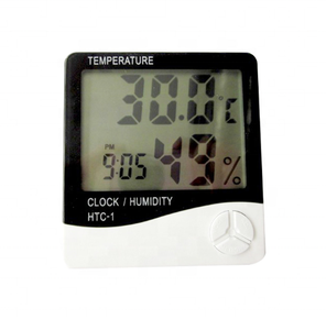 HTC-1 electrónico de temperatura y humedad medidor interior higrómetro pantalla grande alarma reloj higrómetro HTC-1 - Product Image 2