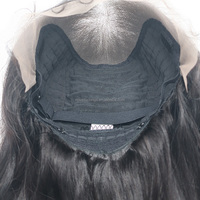 Nouveautés Perruques Transparantes Sans Colle 100% Cheveux Humains 30 Pouces Ondulés Naturels Eau Bouclés Body Wave Femmes Noires