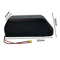 Batterie Hailong pour ebike 48V/52V 30Ah, batterie lithium-ion 6 broches, compatible avec 500W/750W/1000W/1500W vélos électrique