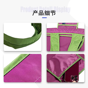 Factory Outlet Customized Large Capacity Oxford Fabric Reusable Eco-friendly Waterproof Storage Tote Folding Shopping Bag - Product Image 4