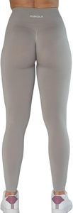 Leggings Deportivos para Mujer, Control de Abdomen, Sin Costuras, Efecto Scrunch, Poliamida, Bloques de Color, Resistentes a las Arrugas, Yoga Completo - Product Image 2