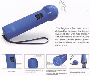 Escáner de Ultrasonido Portátil Veterinario Profesional, <span class=keywords><strong>Detector</strong></span> de Gestación para Cerdos y Ovejas, Sonda Impermeable de Mano para Granja - Product Image 5
