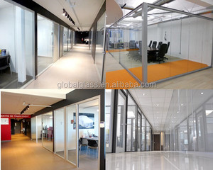 12mm Tempered Kính Bảng điều khiển văn phòng phân vùng tường kính - Product Image 6