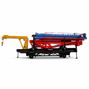 Machine de formage de tuiles de toiture mobiles avec grue, hauteur de levage 18,5 m - Product Image 1