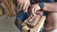 Machine à chaussures professionnelle en cuir, cordonnier, couture, fil à coudre, crochet, poinçon, aiguilles, cône d'outil, doit être rectifié et poli, 4 pièces