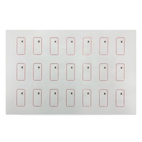 Prix bas 13.56MHz MIFARE(R) DESFire(R) Ev1 4K RFID Mini Tag PVC et PET Incrustation étanche/Feuille de prélam avec numéro de modèle ISO