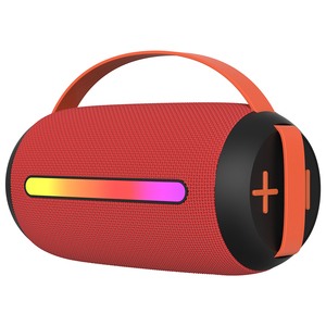 Altavoz Inalámbrico Portátil RGB BT 5.3 al por Mayor con Material ABS y Diseño de <span class=keywords><strong>Tela</strong></span> (Rojo/Azul/Negro) para Fiestas en Casa, Campamentos al Aire Libre - Product Image 1