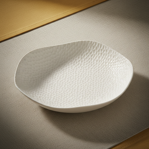 Vaisselle Speckle Platos Gastronomy, vaisselle de restaurant, assiette en céramique, forme unique, assiette pour salade - Product Image 1