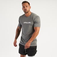 Kaus Gym T Shirt Desainer Spandeks Kualitas Tinggi Kaus Melar Kebugaran Ramping Pas untuk Atasan
