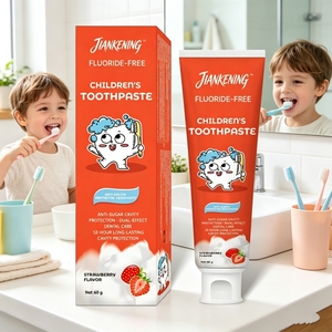 <span class=keywords><strong>Pasta</strong></span> <span class=keywords><strong>Dental</strong></span> Orgánica Sin Flúor para Niños, Sabor a Fruta Natural Personalizado, Segura para el Cuidado <span class=keywords><strong>Dental</strong></span> <span class=keywords><strong>Infantil</strong></span>, OEM - Product Image 1