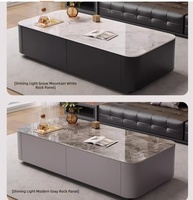 Table basse portable au design contemporain pour petits espaces, meubles de salon