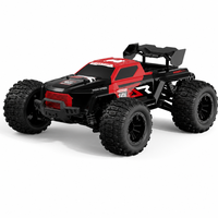 Camion monstre RC 4x4 1:16 2,4 GHz avec 3 vitesses, voiture de course à LED, buggy électrique haute vitesse, jouet de loisir pour enfants avec chargeur