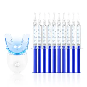 Smilekit Smilekit Wholesale Led Light With Dental Bleaching Gel Syringe Home Use Teeth Whitening Kits Private Label