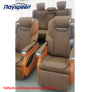 Siège Aero en Cuir et Tissu de Luxe pour Mercedes Vito avec Angle Réglable, Design Imperméable, Marque RS, Couleur Personnalisée - Product Image 2