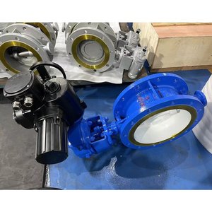Válvula de Mariposa Eléctrica D943H-6C DN600 Tipo Interruptor de Alta Temperatura Resistencia a la Presión de 0.6MPa - Product Image 3