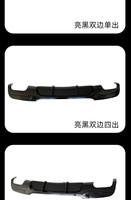 Kit carrosserie pour BMW Série 3, lèvre arrière E90 E92 E93, style MP modifié, lèvre arrière brillante avec motif carbone, quatre sorties