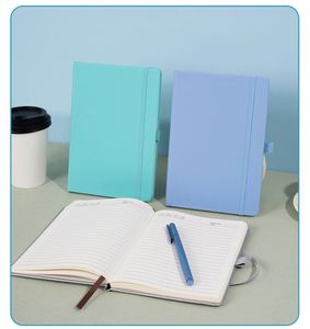 Cadeau d'entreprise promotionnel 2024, agenda personnalisé réutilisable en cuir PU, journal, carnet, agenda non daté - Product Image 2