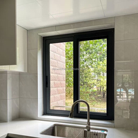 Ventana Corredera de Aluminio con Rotura de Puente Térmico, Doble Acristalamiento, Insonorizada, Resistente a Huracanes, con Certificación Energy Star, para Cocina de Hotel