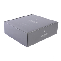 Boîte en carton ondulé pour vin de luxe, impression personnalisée de la surface intérieure, emballage cadeau de marque haut de gamme, boîte d'expédition personnalisée pour bouteille de vin