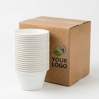 Bols en bagasse compostables en gros, bols à soupe jetables avec couvercle pour la restauration à emporter