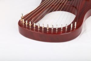 Geco fatto a mano a 15 corde antica lira di grecia arpa mogano legno mogano <span class=keywords><strong>G</strong></span> tono lira musica di alta qualità strumento musicale - Product Image 4