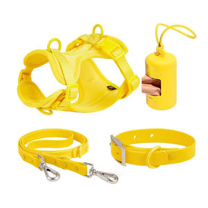 Conjunto de Collares, Correas y Arneses para Mascotas de PVC Impermeable, Ecológico y de Lujo, Personalizado, con Bolsa de Almacenamiento para Perros - Product Image 3