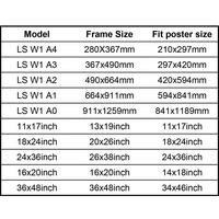 A2 A3 A4 8.5x11 11x17 Panneau acrylique à suspension murale ultra-mince à économie d'énergie Panneau de menu Led 10000 Lumens haute luminosité