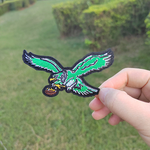 Philadelphia Eagles thêu sắt trên vá philly chim linh vật đội bóng đá đính huy hiệu cho áo khoác túi mũ - Product Image 5