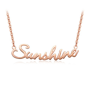 Collana <span class=keywords><strong>con</strong></span> Ciondolo Personalizzato in <span class=keywords><strong>Argento</strong></span> Sterling S925 Placcato Oro, Regalo di San Valentino per Donne <span class=keywords><strong>con</strong></span> Design Personalizzato - Product Image 1