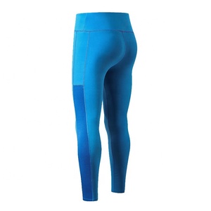 Pantalones de Yoga para Mujer a Precio de Fábrica, Cintura Media, Leggings de Yoga Largos, Bolsillos Laterales para Móvil, Elásticos para Entrenamiento, Spandex/Poliéster - Product Image 3