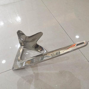 Suministro de fábrica Ancla de acero inoxidable Bruce Ancla de acero al carbono para bote inflable Ancla de bote de goma para bote de alta velocidad - Product Image 5
