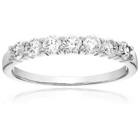 Bague d'anniversaire de mariage pour femme Bague de fiançailles ronde en or 18 carats avec diamants cultivés en laboratoire