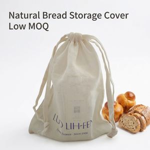Bolsa de Gasa con Cordón a Precio de Fábrica, Bolsa Ecológica para Productos, Bolsa de Almacenamiento de Alimentos de Algodón Orgánico, Embalaje de Algodón para Guardar Pan y Bocadillos - Product Image 1