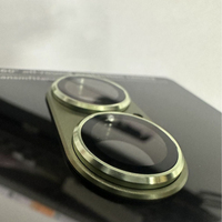 Protection d'Objectif de Caméra pour iPhone 17 Pro Max en Verre Trempé Métallique à Forte Absorption et Compatible avec Coque, pour iPhone 17 Air