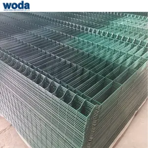 Eco Friendly Factory Manufacturer Hot-dipped Galvanized 3D Welded Wire Mesh Fence Panel