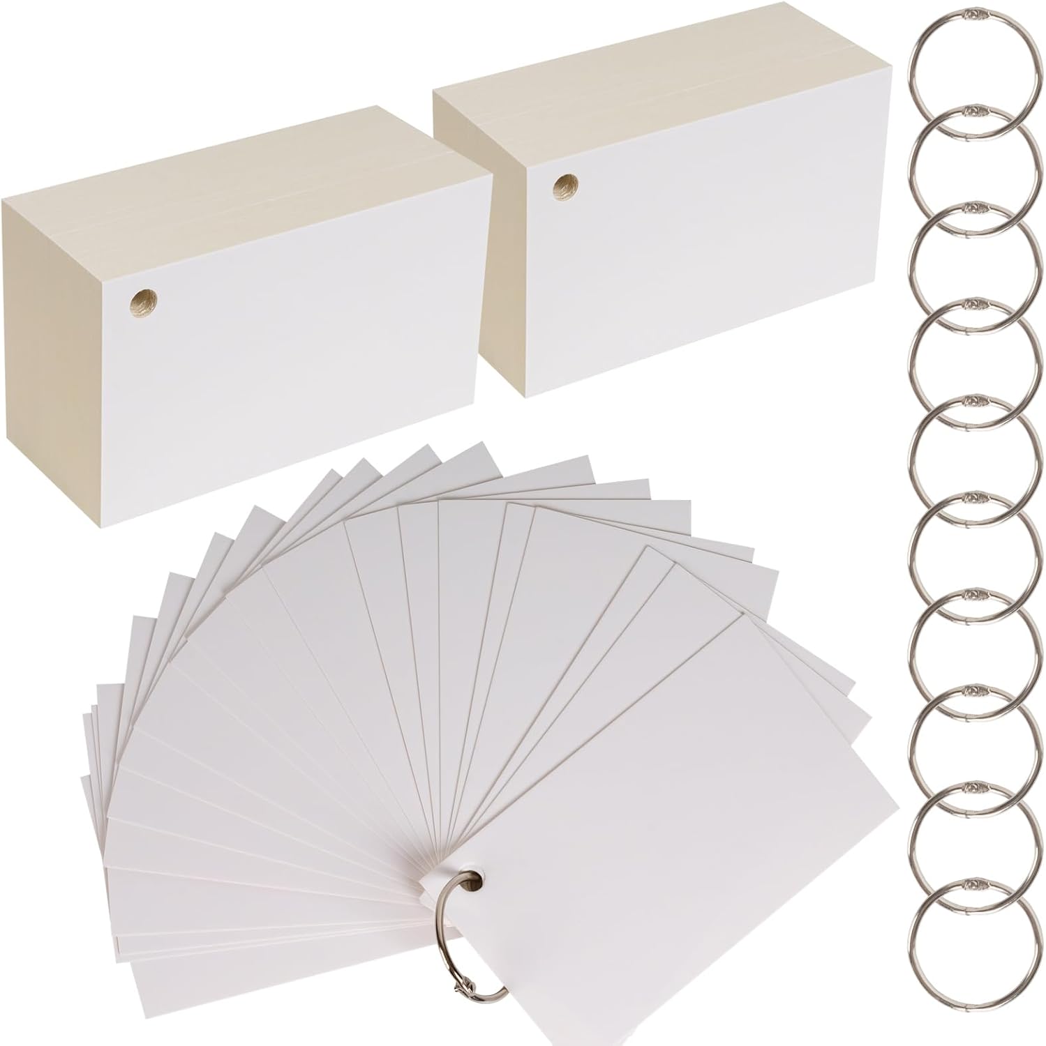 Order Online Blank Flash Cards Ring Ideal for Early Education | Alibaba.com
