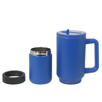 Nouveauté 2025, gobelet isotherme à vide multifonction de 750 ml, boîte de rangement de 400 ml, utilisable comme refroidisseur de canettes de bière de 12 oz