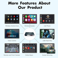 Décodeur ZWNAV pour Dodge Dart, CarPlay sans fil, Android Auto, boîte CarPlay, Mirror Link, AirPlay, Autolink
