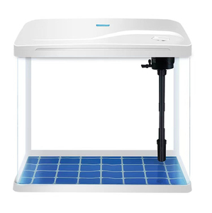 <span class=keywords><strong>Acquario</strong></span> Rettangolare in Vetro LED <span class=keywords><strong>da</strong></span> 18L con Filtro Automatico per <span class=keywords><strong>Pesci</strong></span> Rossi e Tropicali, Vasca <span class=keywords><strong>da</strong></span> Scrivania per Ufficio, Vendita all'Ingrosso OEM - Product Image 1