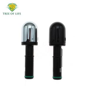 Porsche Headlight Washer Nozzle Caps Silver Black <b>Clip</b> On Front <b>Bumper</b> Trim Covers 99762826300 97062825100 - Product Image 5