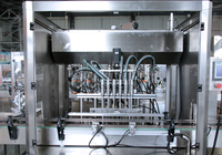 Machine de remplissage de liquides multi-têtes à pompe à piston automatique, idéale pour le lait, le vin et l'eau potable