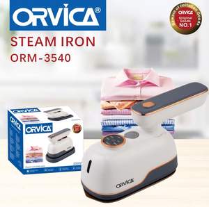 Fer à vapeur pour vêtements léger 2 en 1 avec plaque de base en céramique antiadhésive, fer à repasser de voyage - Product Image 5