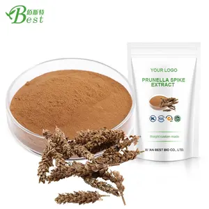 Xi'an Best natural prunella vulgaris spike extract powder Food Whole Plant Drum Powder Solvent Extraction brown yellow fine powder