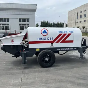 Mobile Trailer Mounted Price Concrete Pump Machine 40m3/h Capacity