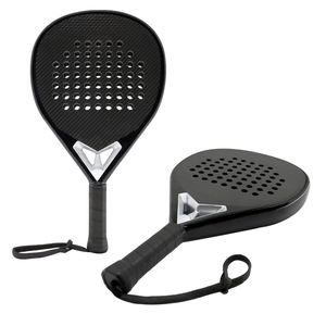 Pala de Pádel/Tenis Playa KingQ King1 de Carbono Duradero con Núcleo de Panal de Abeja de 16mm, Logotipo Personalizado OEM, Alto Rendimiento, 84 Faces, 330g, Venta al por Mayor - Product Image 3