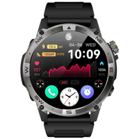 Reloj Inteligente VALDUS VG40 PRO con Pantalla Redonda AMOLED de 1.43 Pulgadas, Resistente al Agua IP68, Llamadas Bluetooth, NFC, GPS y Monitor de Frecuencia Cardíaca