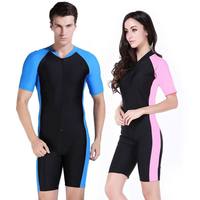 Combinaison de surf en latex à manches courtes pour femmes adultes, séchage rapide, protection solaire, une pièce, plongée, snorkeling